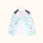 SANRIO POCHACCO HOODED TOWEL CLOVER DESIGN