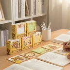 CUTE RILAKKUMA BOX STICKY NOTES SET 100PCS - 5 OPTIONS
