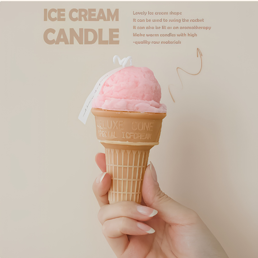 ICE CREAM SCENTED CANDLE - 5 OPTIONS