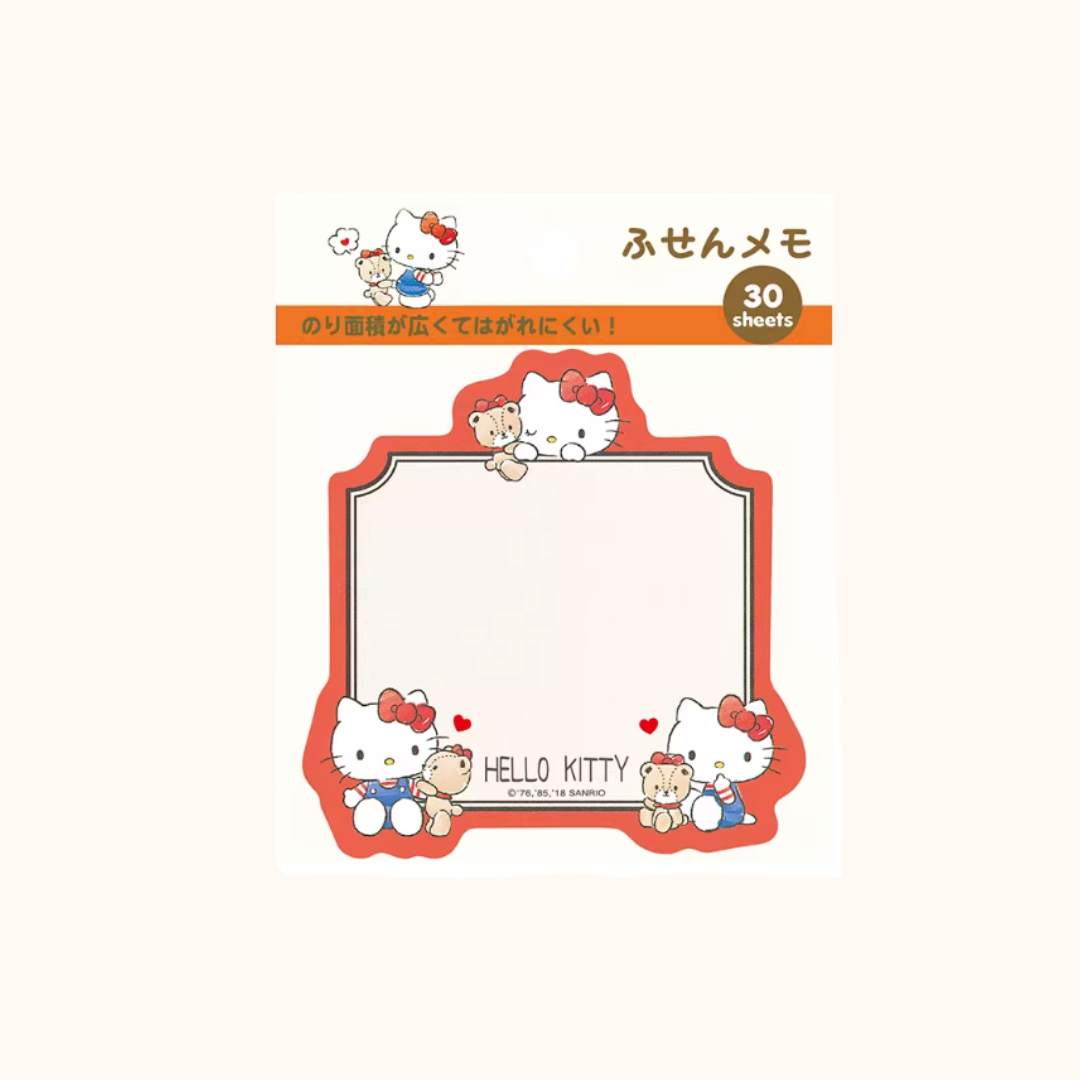 SANRIO STICKY NOTES 30PCS - 15 OPTIONS