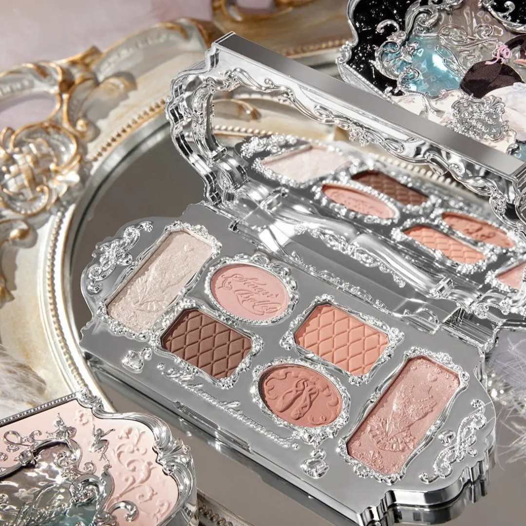 FLOWER KNOWS SWAN BALLET SERIES SIX COLOR EYESHADOW #01 WHITE SWAN