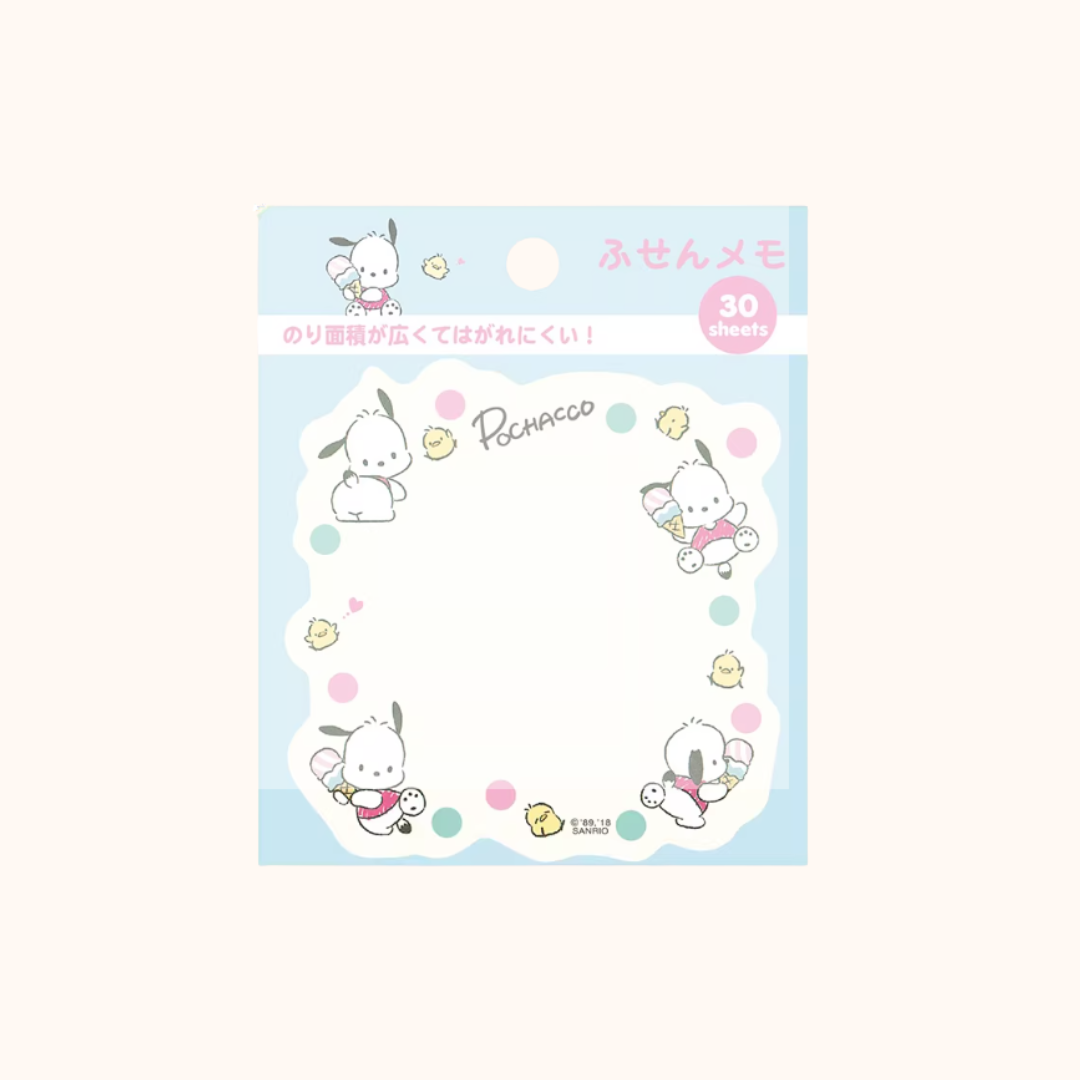 SANRIO STICKY NOTES 30PCS - 15 OPTIONS