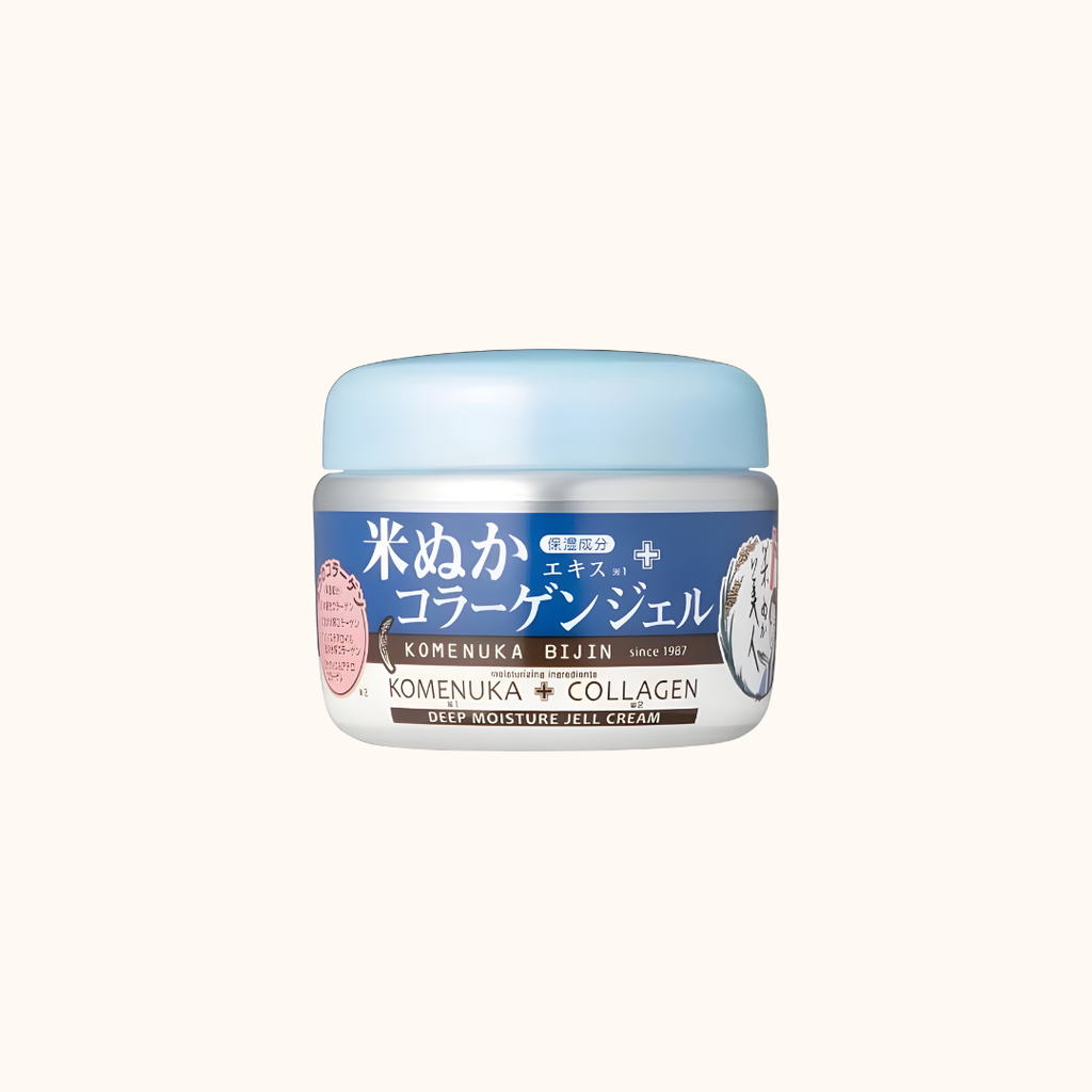 NIHONSAKARI KOMENUKA BIJIN COLLAGEN DEEP MOISTURE JELL CREAM 100G