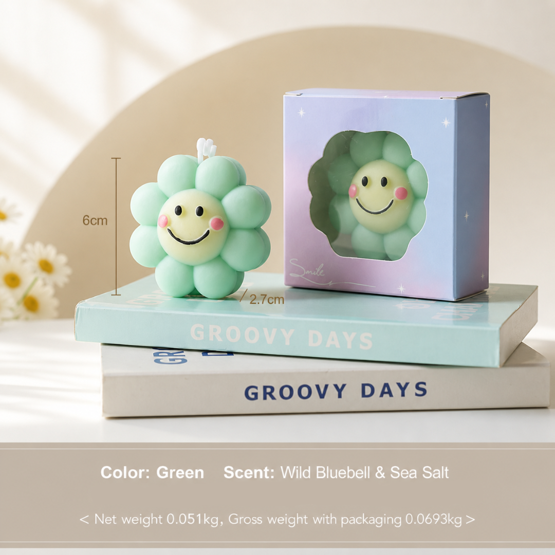 SMILEY SUNFLOWER CANDLE GIFT - 4 OPTIONS