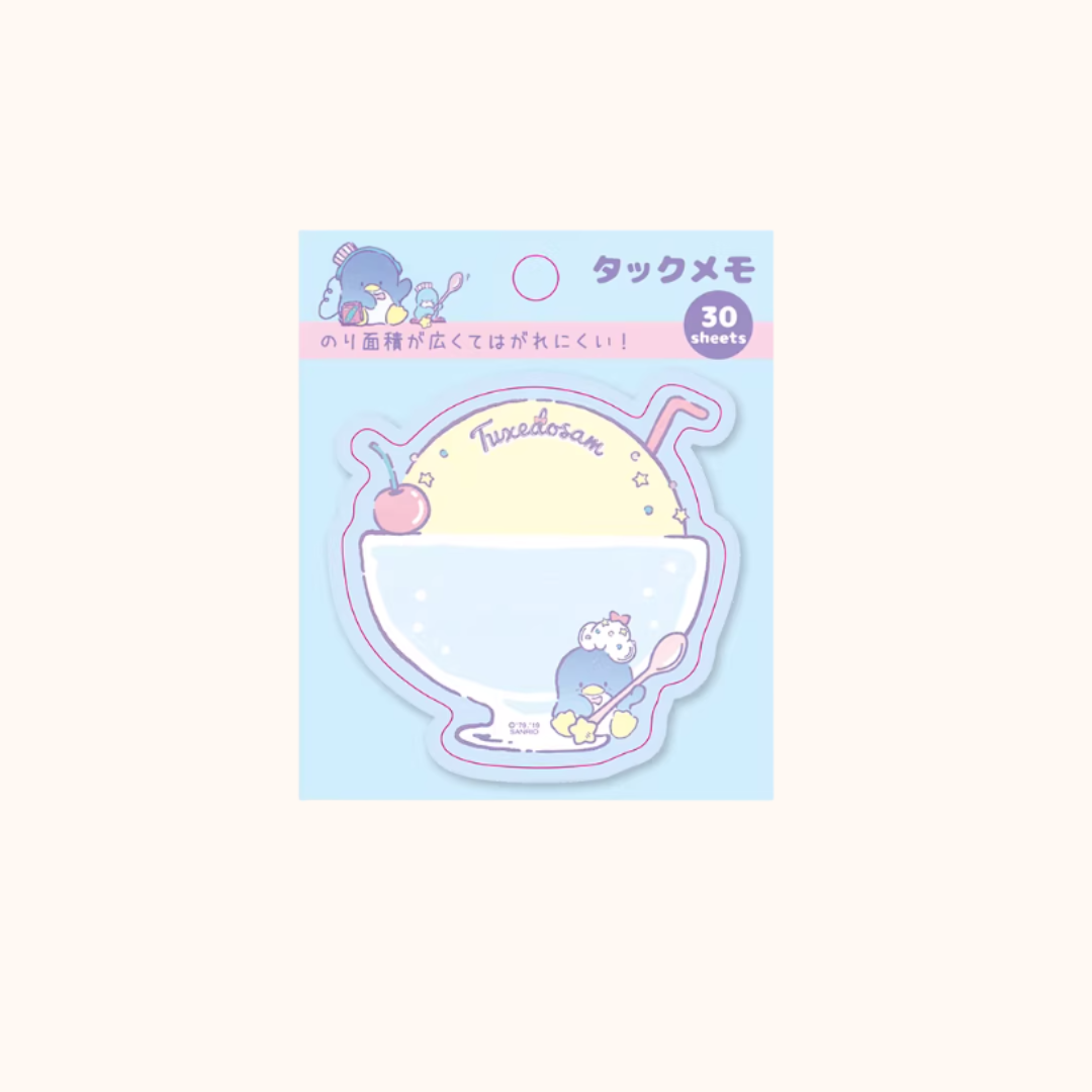 SANRIO STICKY NOTES 30PCS - 15 OPTIONS