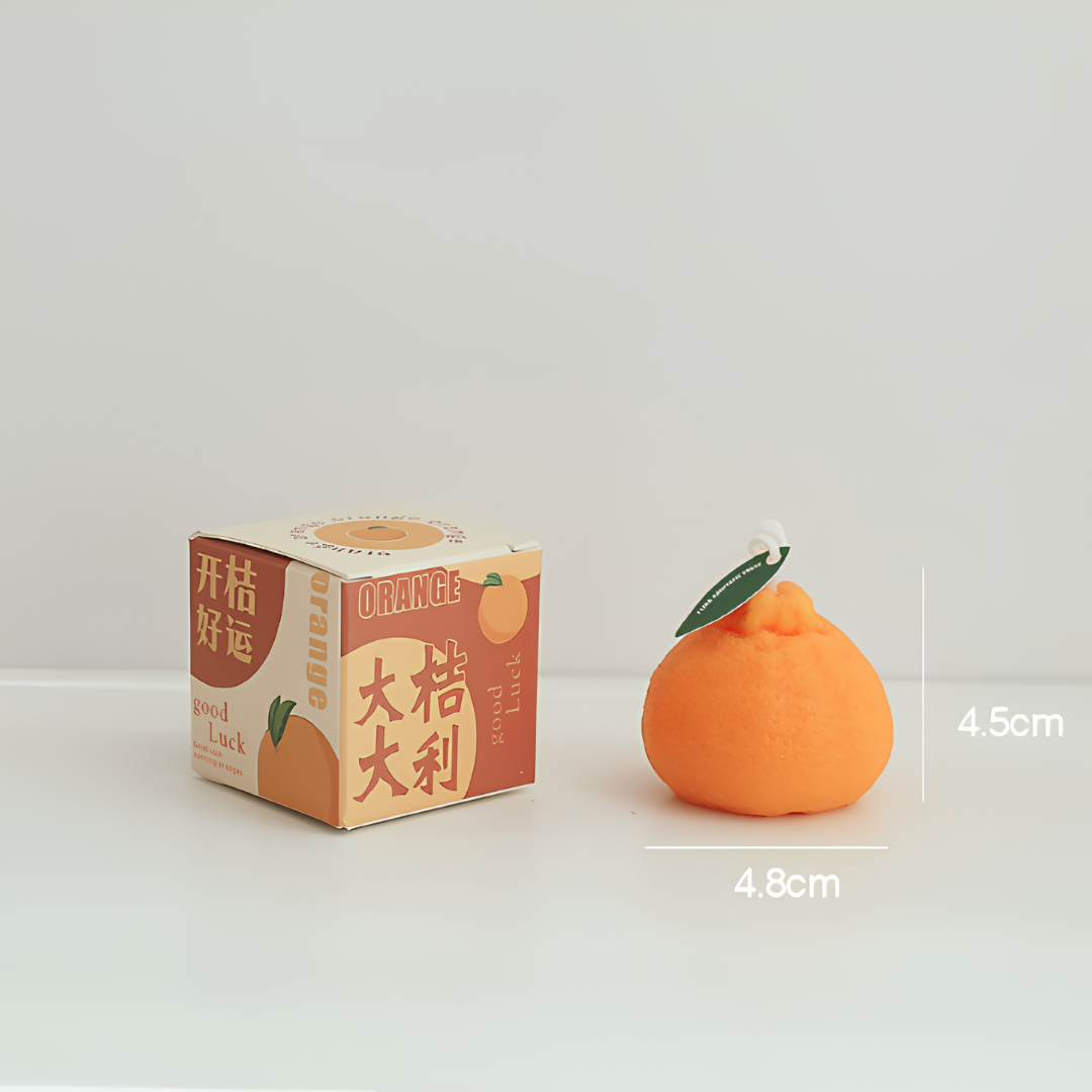 ORANGE SCENTED CANDLE - 2 OPTIONS