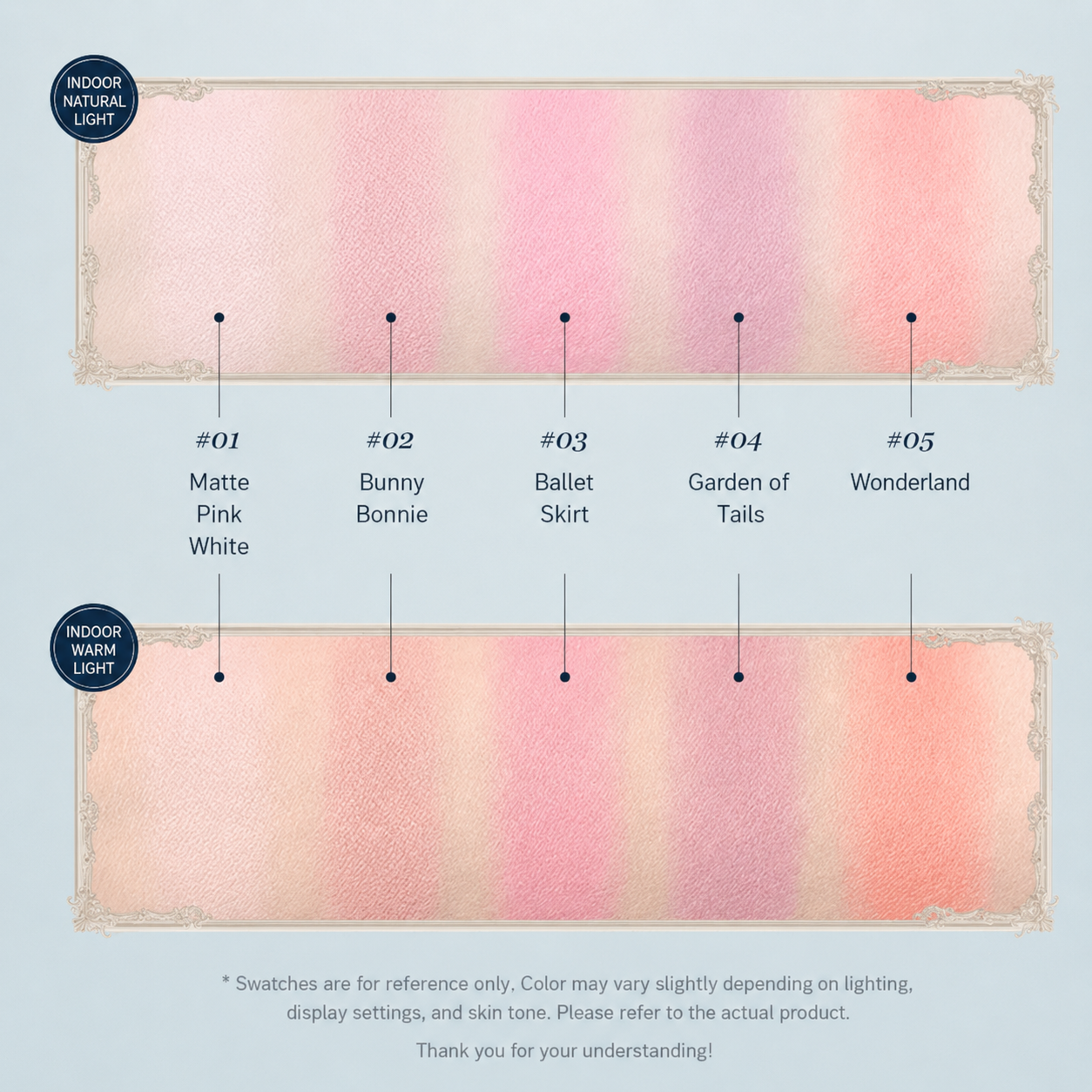 FLOWER KNOWS BUNNY GARDEN FREEZE-DRIED BLUSH - 3 COLOURS