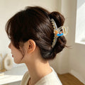 KOREAN DACHSHUND CHARM CLEAR CLAW CLIP
