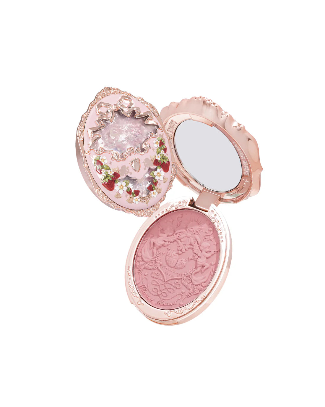 FLOWER KNOWS STRAWBERRY ROCOCO EMBOSSED BLUSH 03 CLASSIC BALLET