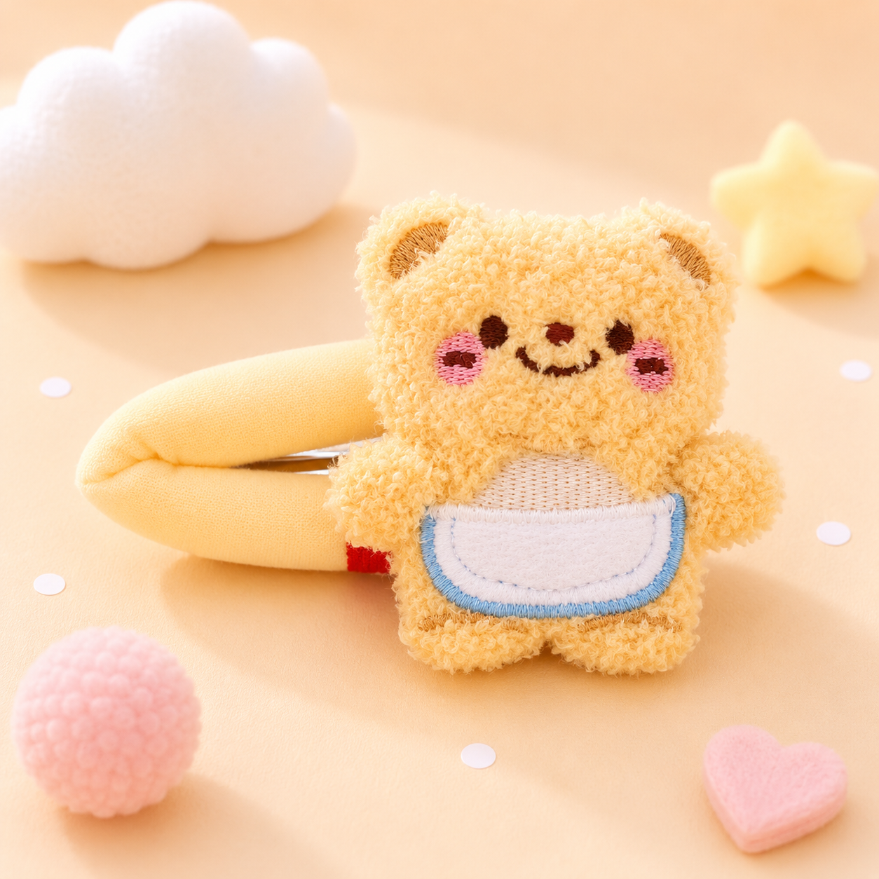 BUTTER BEAR KAWAII HAIR CLIP