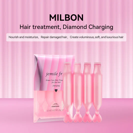 MILBON JEMILE FRAN DIAMANTE CHARGING HAIR TREATMENT 9G x 4PCS