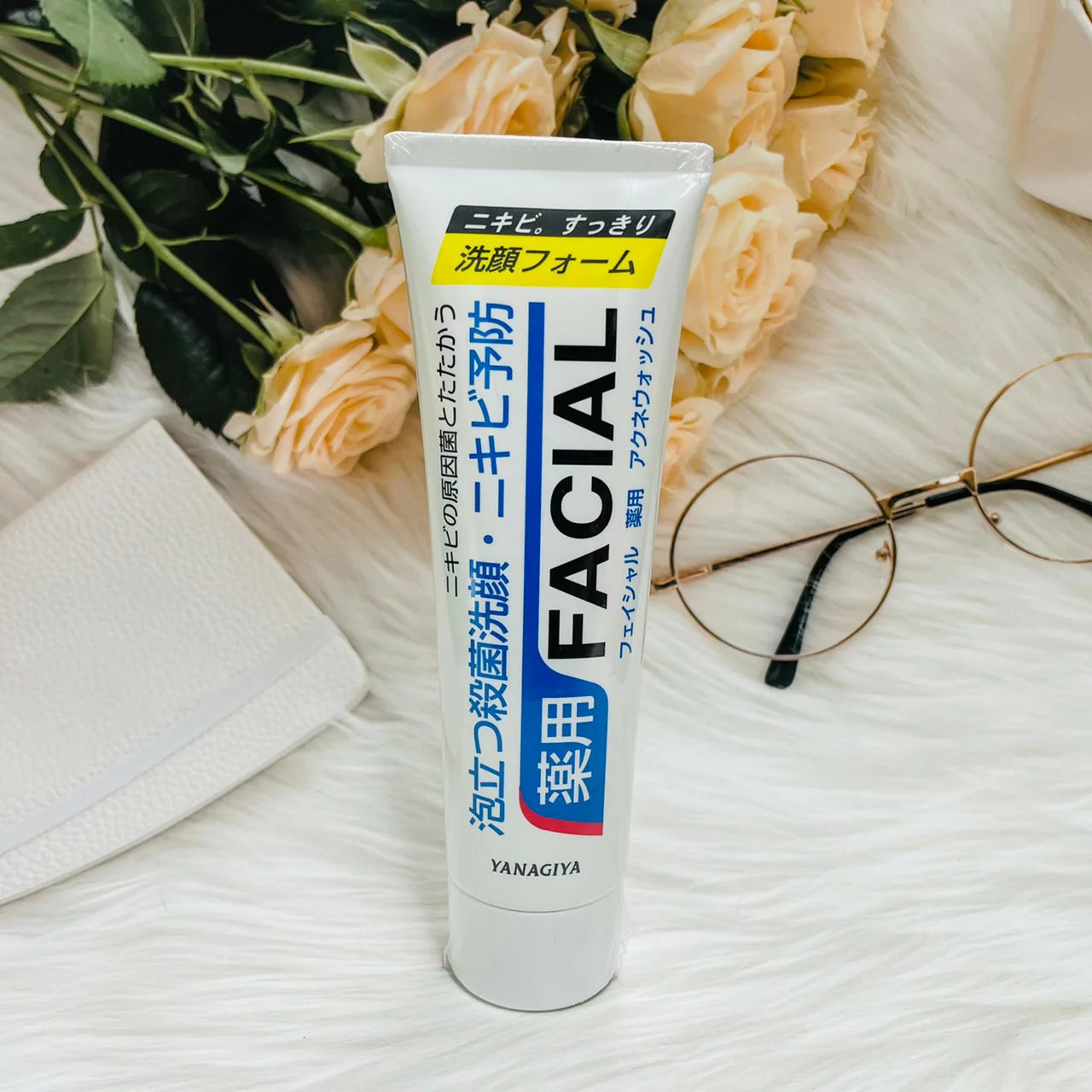 YANAGIYA HONTEN FACIAL ACNE WASH 140G