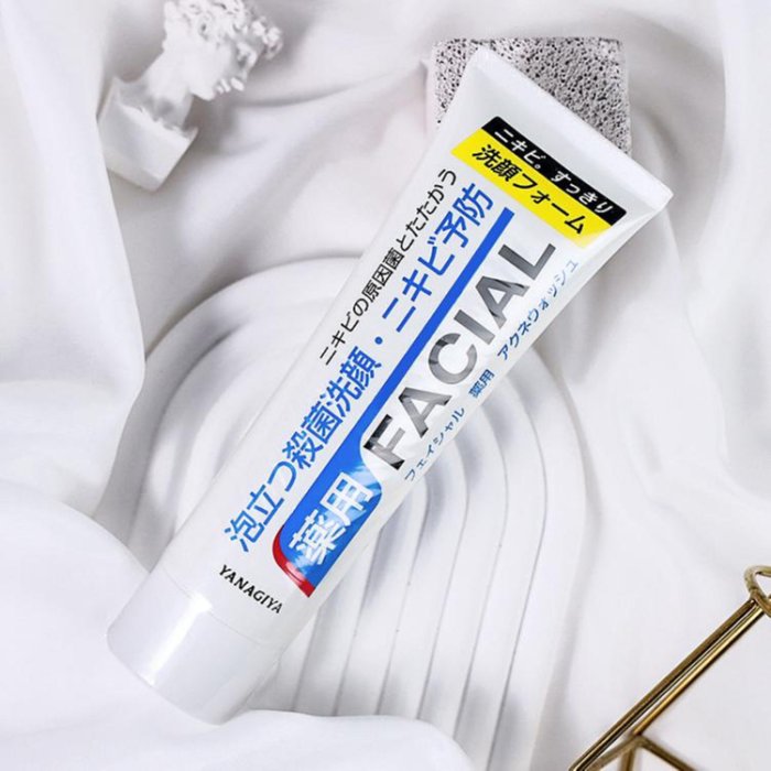 YANAGIYA HONTEN FACIAL ACNE WASH 140G