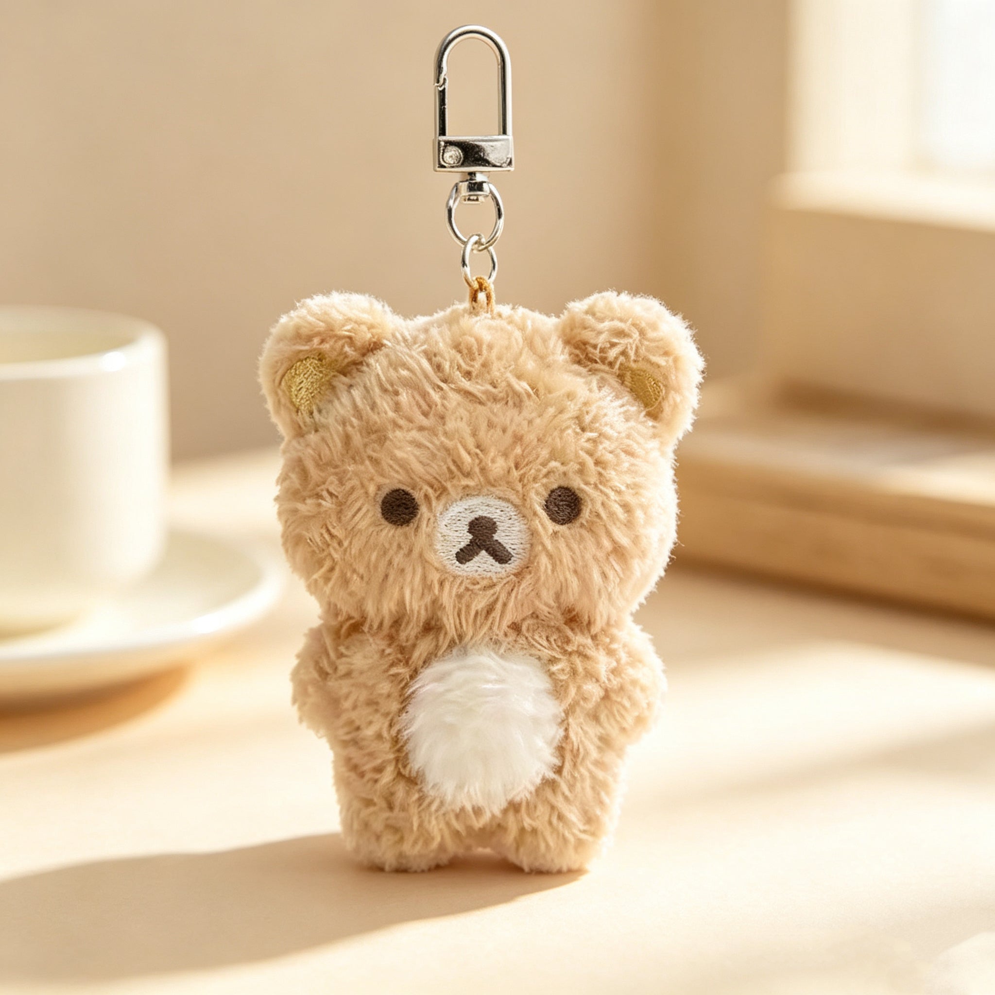 RILAKKUMA JAPANESE PLUSH KEYCHAIN CHARM - 2 OPTIONS