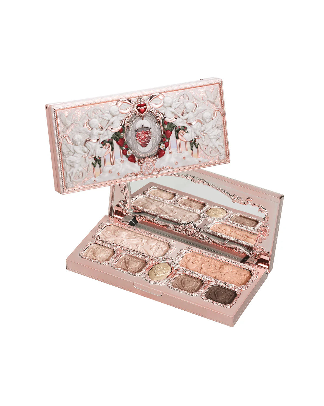 FLOWER KNOWS STRAWBERRY CUPID FACE PALETTE 01 HONEY CANELE