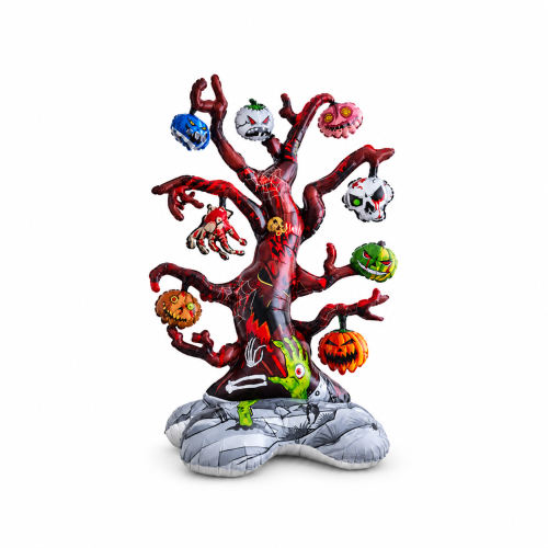 HALLOWEEN TREE INFLATABLE BALLOON DECORATION - 2 COLOURS - Silver