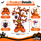 HALLOWEEN TREE INFLATABLE BALLOON DECORATION - 2 COLOURS - Orange