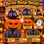 HALLOWEEN INFLATABLE BALLOON DECORATION - GHOST & PUMPKIN - Pumpkin