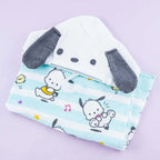 SANRIO POCHACCO HOODED TOWEL CLOVER DESIGN