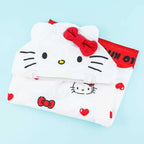 SANRIO HELLO KITTY HOODED TOWEL CLOVER DESIGN