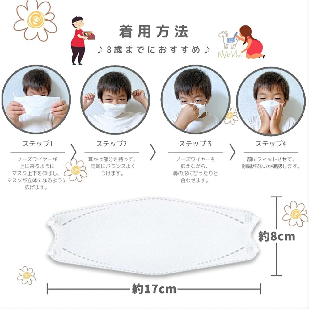 JN95 CHILDREN'S MASK 30 SHEETS