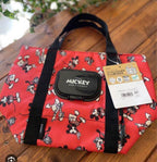 SKATER INSULATED LUNCH BAG WITH WET TISSUE POCKET MICKEY MOUSE