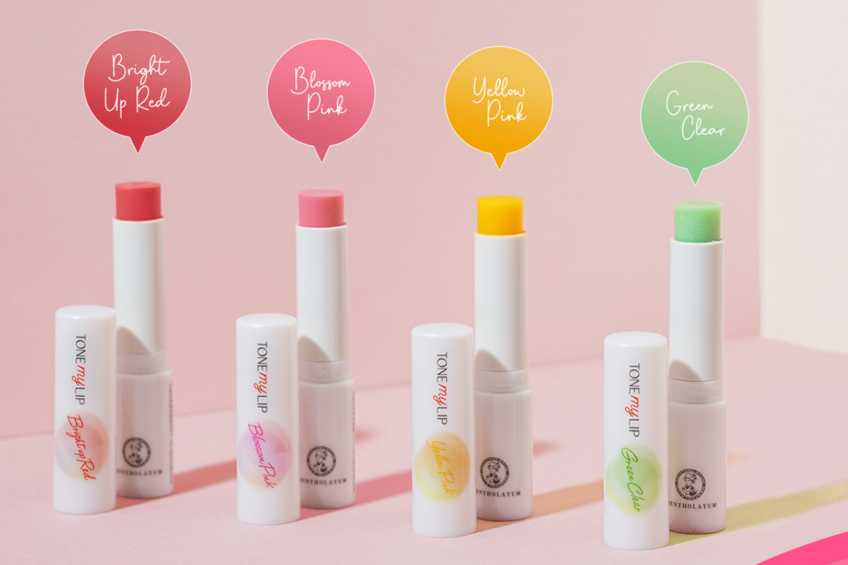 ROHTO MENTHOLATUM TONE MY LIP YELLOW PINK 2.4G