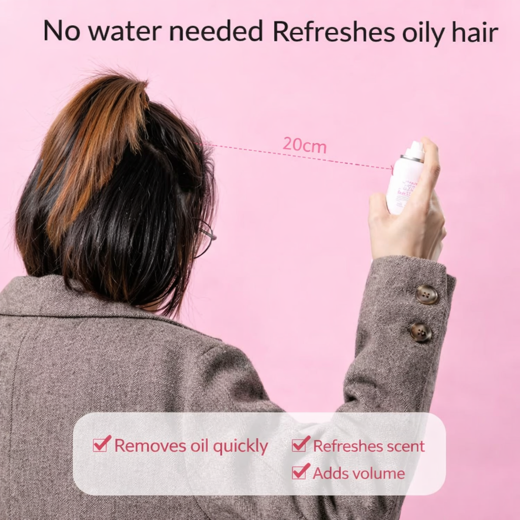 MINISO OIL CONTROL VOLUMIZING NO-RINSE DRY SHAMPOO 100ML - 4 OPTIONS