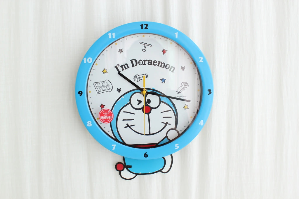 T'S FACTORY I'M DORAEMON LEG SWING CLOCK