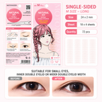 MOTONOZEN SINGLE SIDE DOUBLE EYELID TAPE M 72PCS