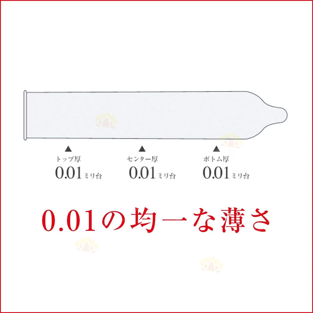 OKAMOTO 0.01 ZERO ONE ULTRA-THIN CONDOM STANDARD SIZE 3PCS
