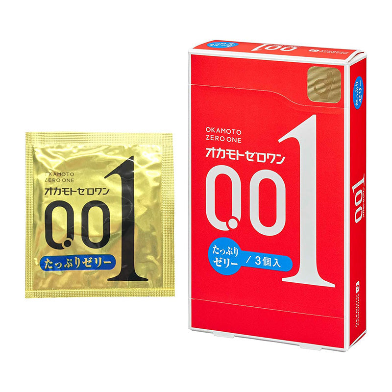 OKAMOTO 0.01 ZERO ONE ULTRA-THIN CONDOM REGULAR SIZE 3PCS