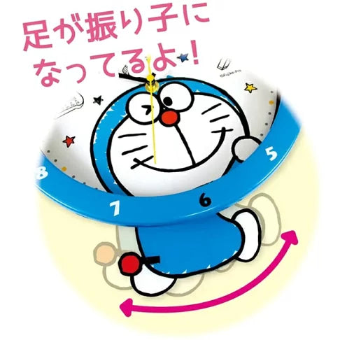 T'S FACTORY I'M DORAEMON LEG SWING CLOCK
