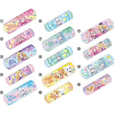 BANDAI PRETTY CURE CHARACTER BANDAGES 18 SHEETS