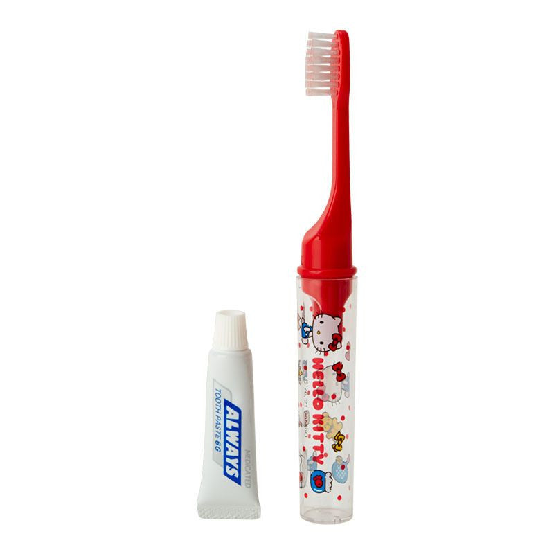 SANRIO HELLO KITTY TOOTHBRUSH SET WITH CUP