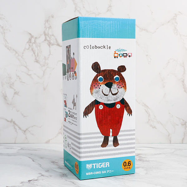 TIGER 2-WAY VACUUM INSULATED BOTTLE ANNIE (BROWN BEAR) 600ML