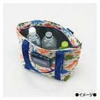SKATER INSULATED LUNCH BAG WITH WET TISSUE POCKET DENOSAURUS