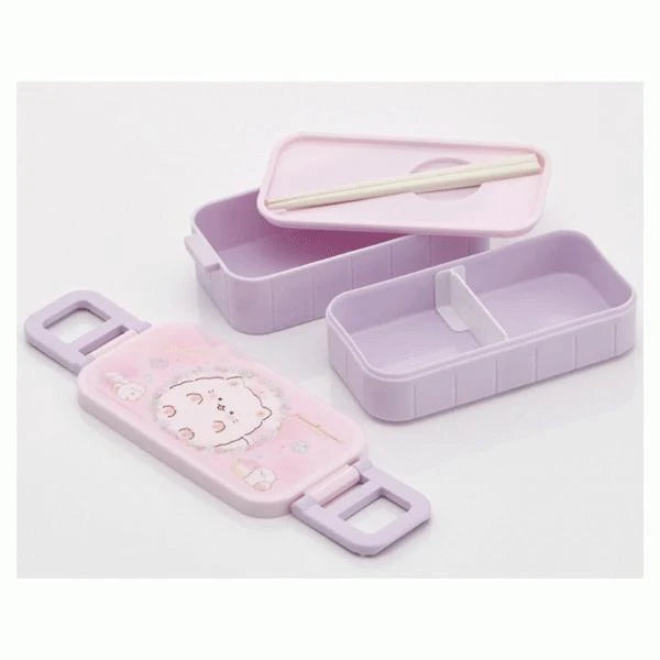 SKATER SANRIO FUNWARI NECOLON TWO TIER BENTO LUNCH BOX 600ML