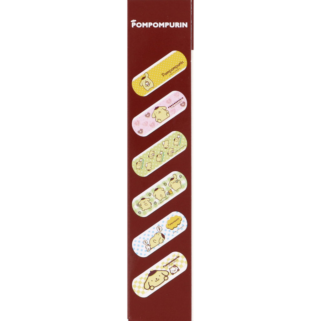 NICHIBAN POMPOMPURIN WATERPROOF BANDAGES JUNIOR SIZE 16 SHEETS