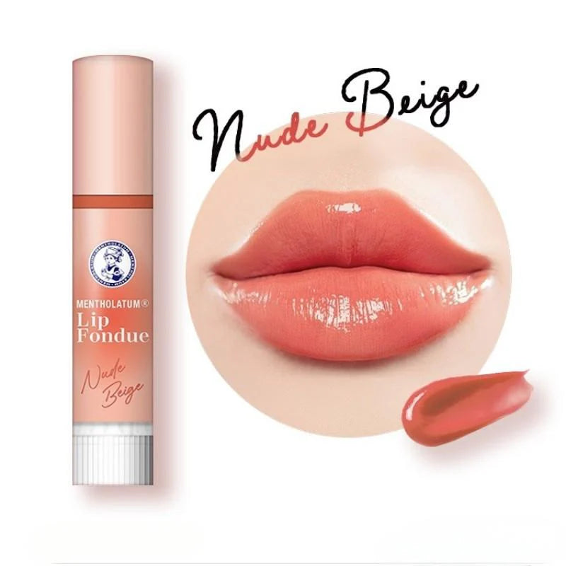 ROHTO PHARMACEUTICAL MENTHOLATUM LIP FONDUE BABY PINK 3.2G - 3 COLOURS