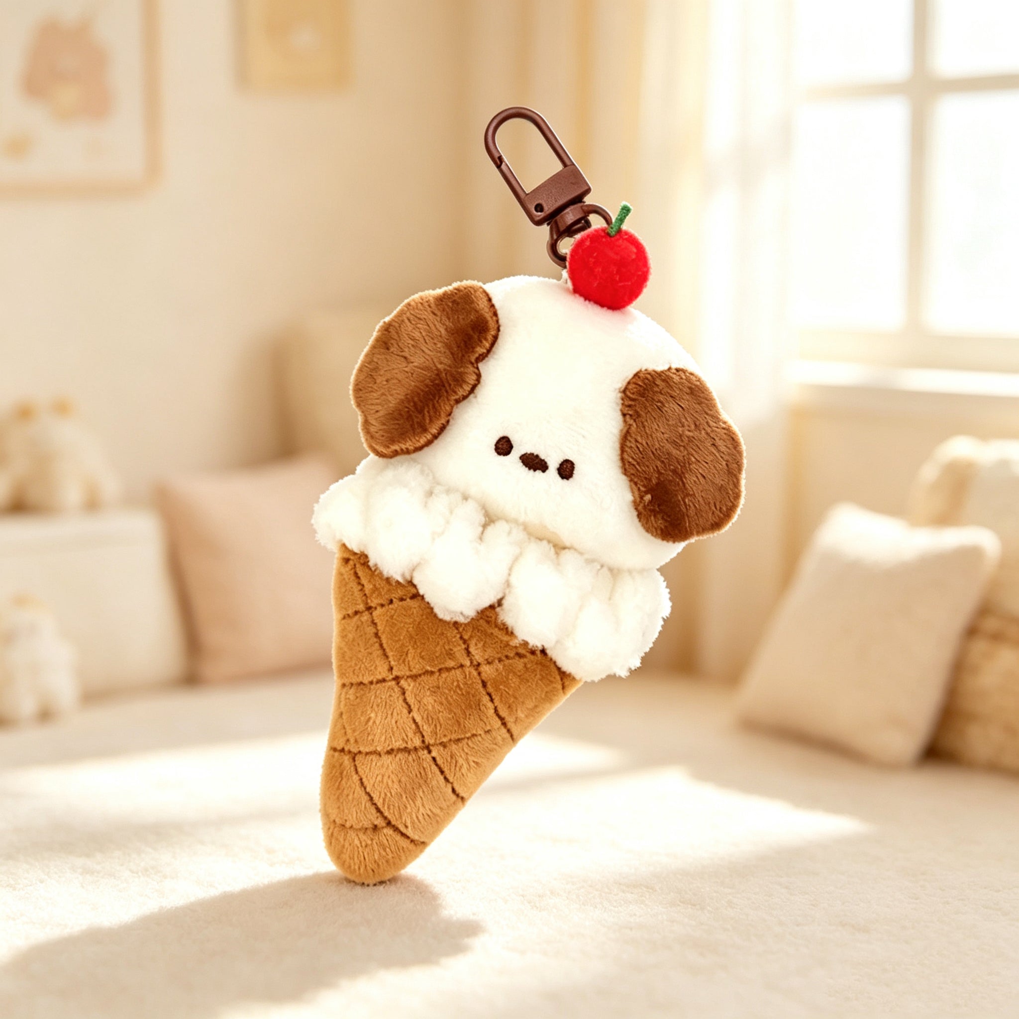CUTE PLUSH DOLL CHARM KEYCHAIN - 2 OPTIONS