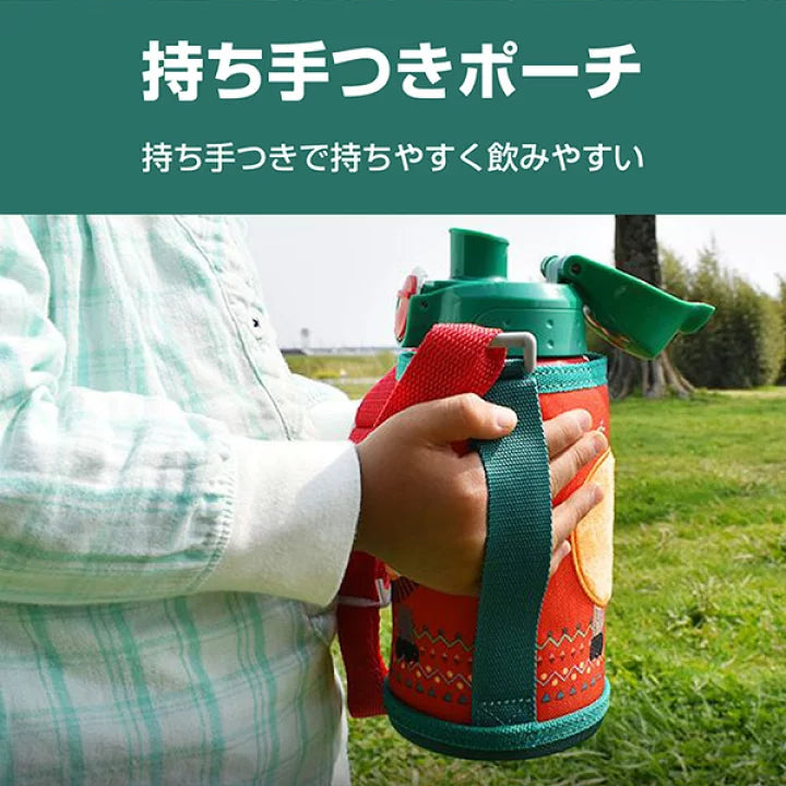 TIGER 2-WAY VACUUM INSULATED BOTTLE ANNIE (BROWN BEAR) 600ML