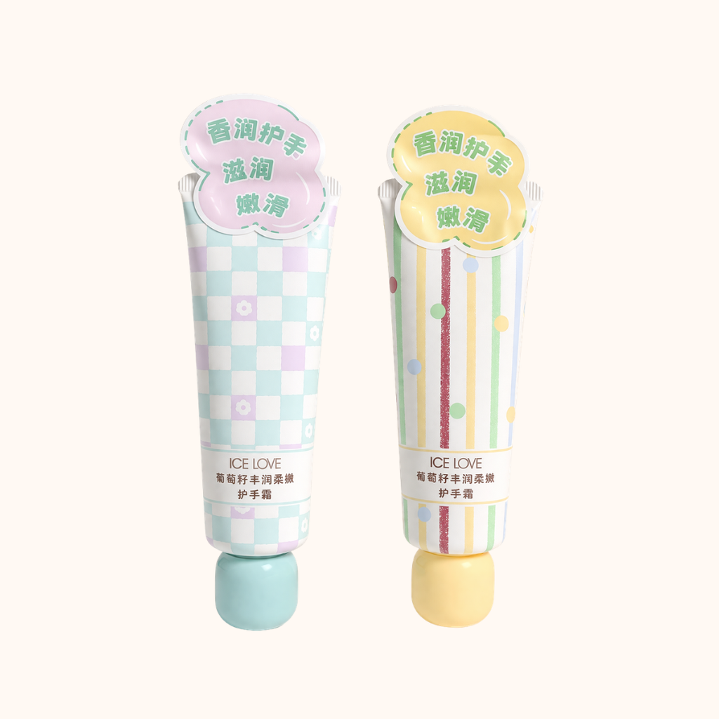 ICE LOVE GRAPE SEED RICH & TENDER FRAGRANT HAND CREAM 100G - 2 OPTIONS