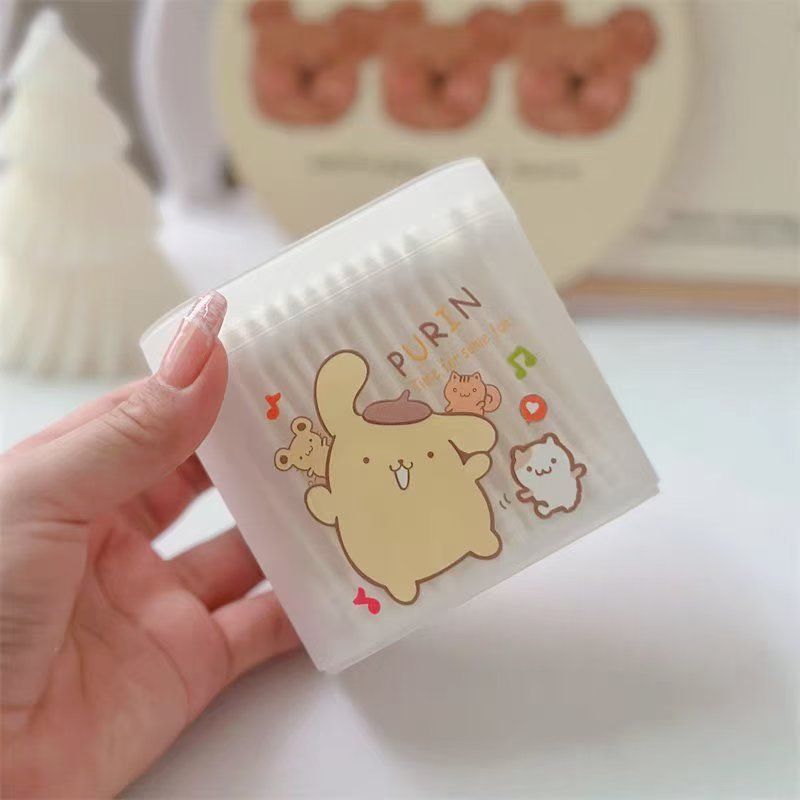 CARTOON CHARACTER COTTON SWABS - 8 OPTIONS