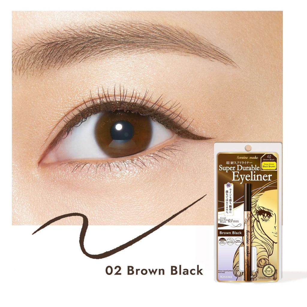 KISS ME HEROINE MAKE PRIME LIQUID EYELINER RICH KEEP 0.4ML – 2 COLOURS
