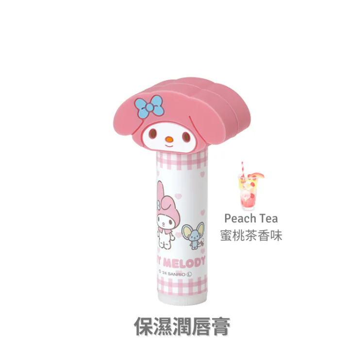 SKATER SANRIO MY MELODY LIP BALM PEACH TEA SCENT 4G