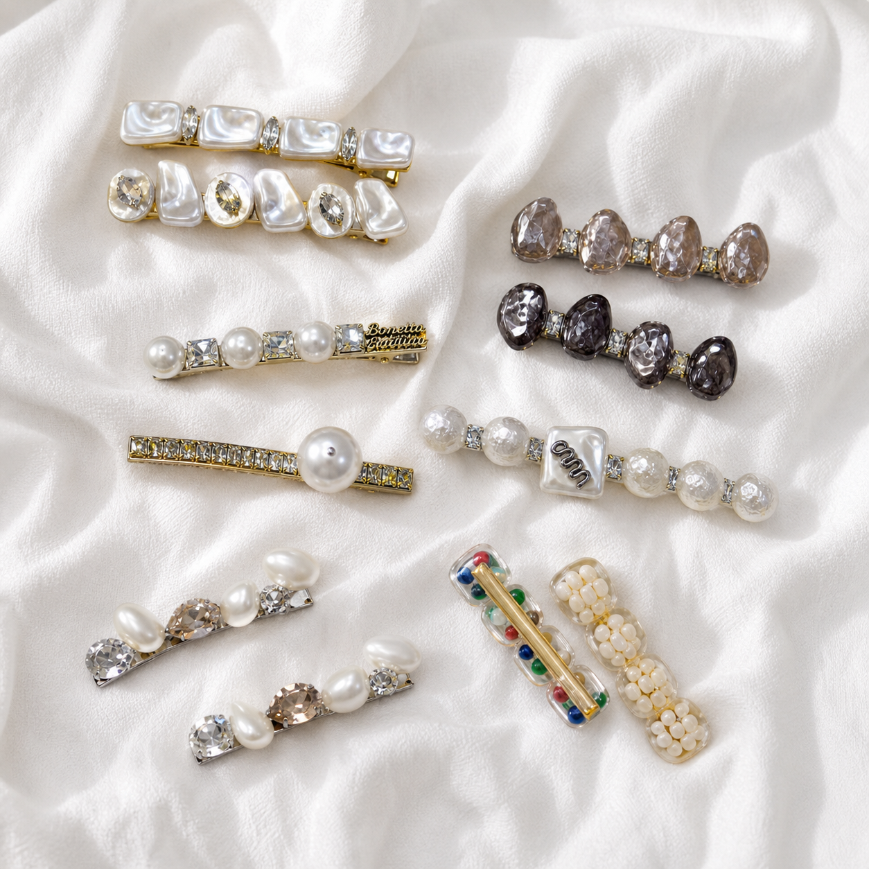 KOREAN PEARL CLUSTER HAIR CLIP - 4 STYLES