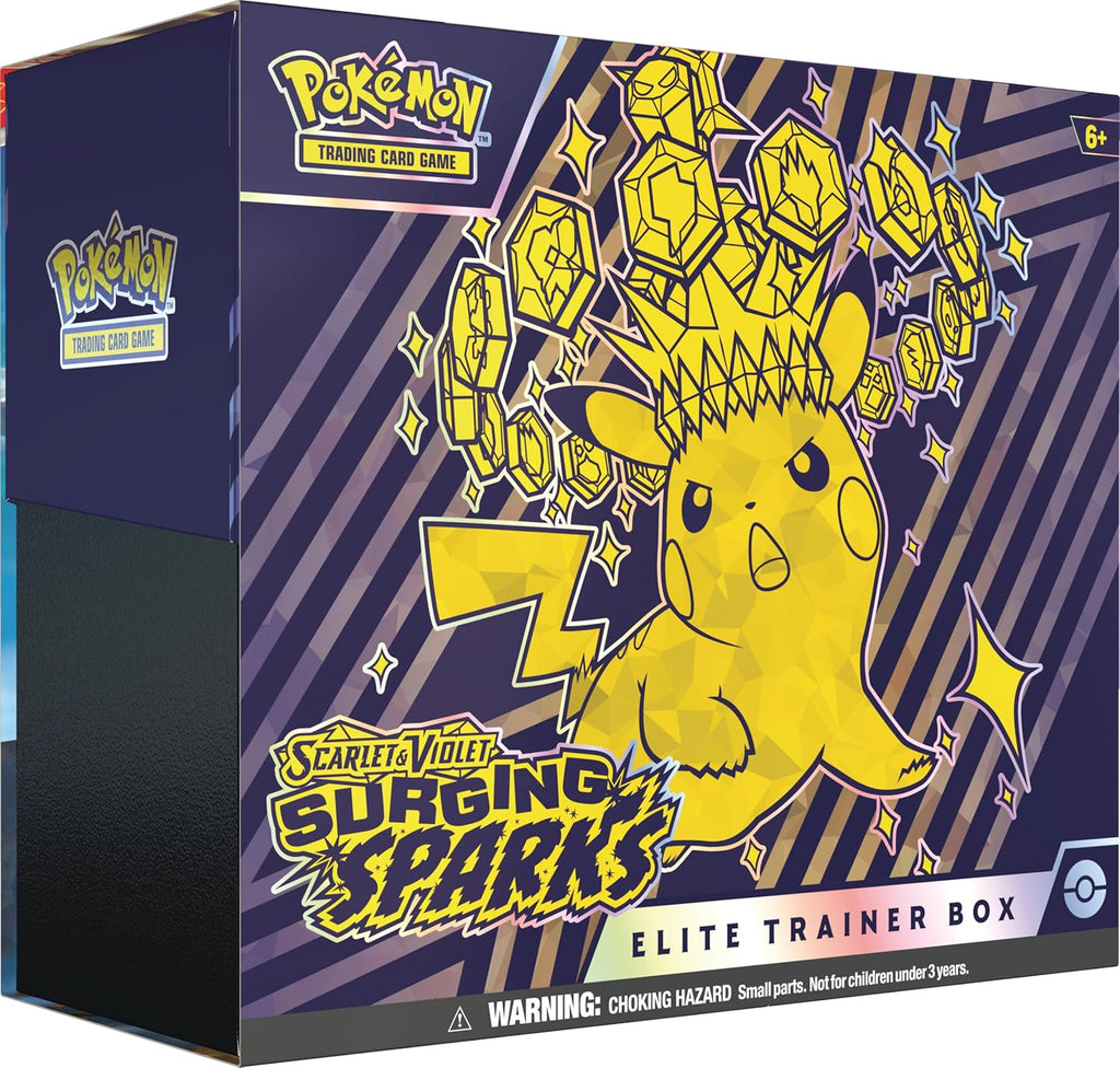 POKEMON TCG SCARLET & VIOLET SURGING SPARKS POKEMON CENTER ELITE TRAINER BOX