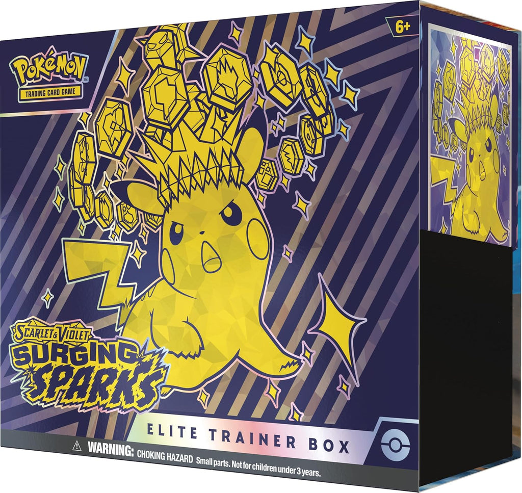 POKEMON TCG SCARLET & VIOLET SURGING SPARKS POKEMON CENTER ELITE TRAINER BOX