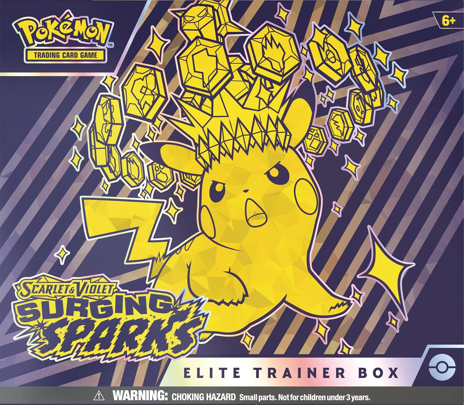 POKEMON TCG SCARLET & VIOLET SURGING SPARKS POKEMON CENTER ELITE TRAINER BOX